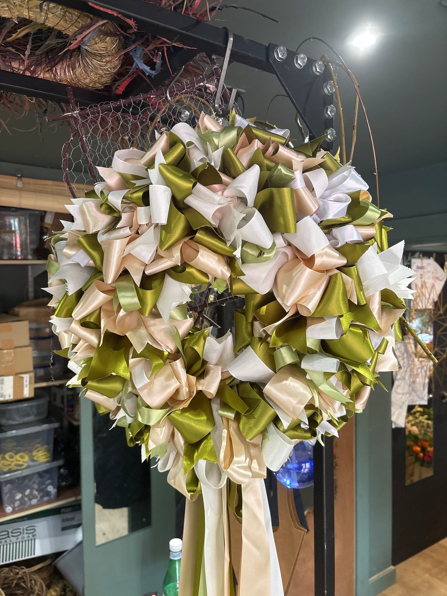 Ribbon Bow Wreath