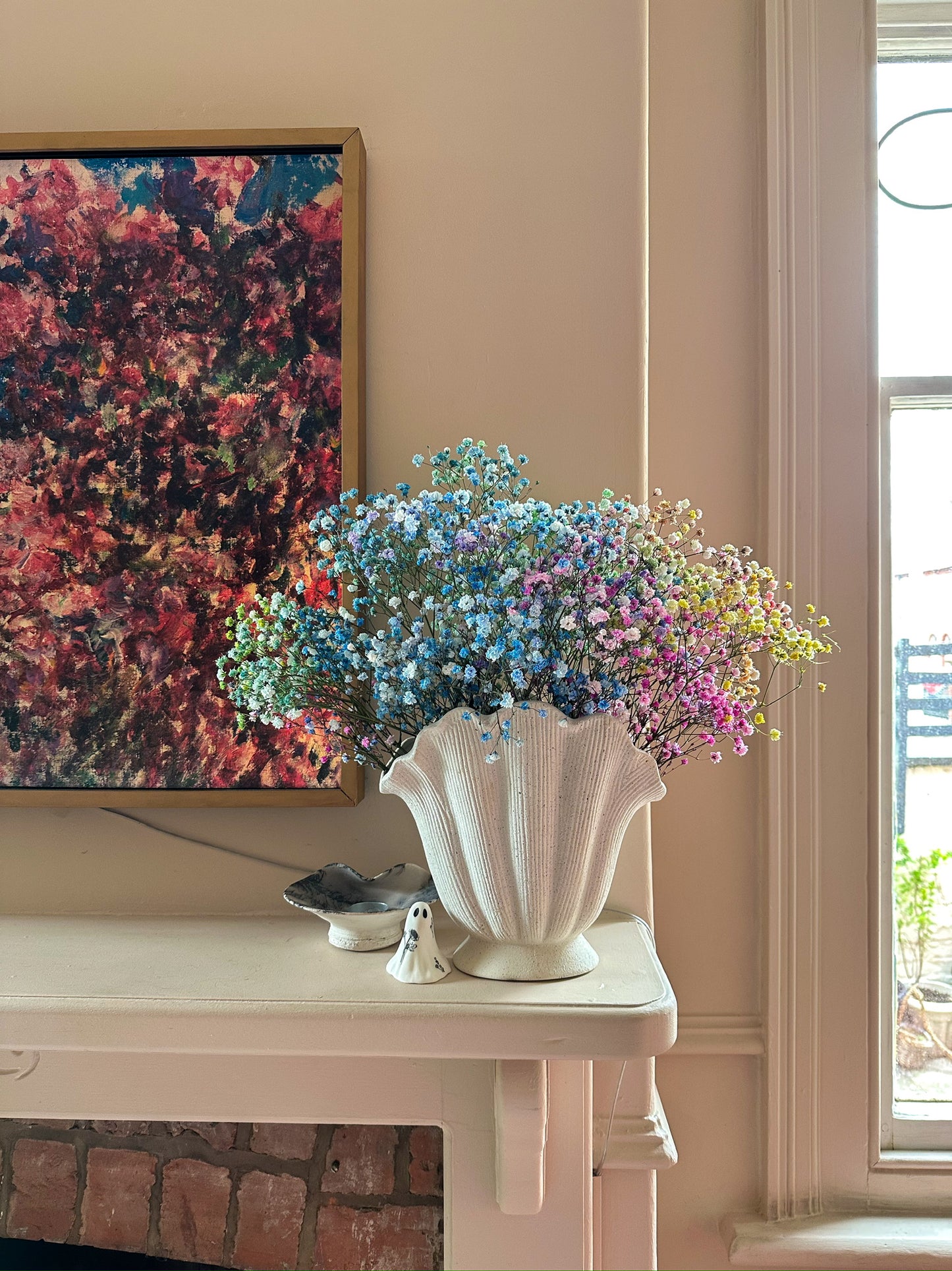 Varied Colourful Gypsophila Buy to Dry posies