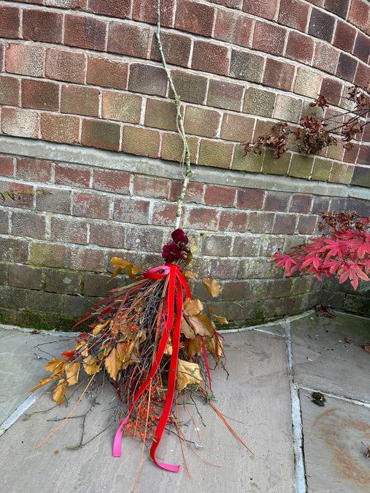 Autumnal Decorative Broom