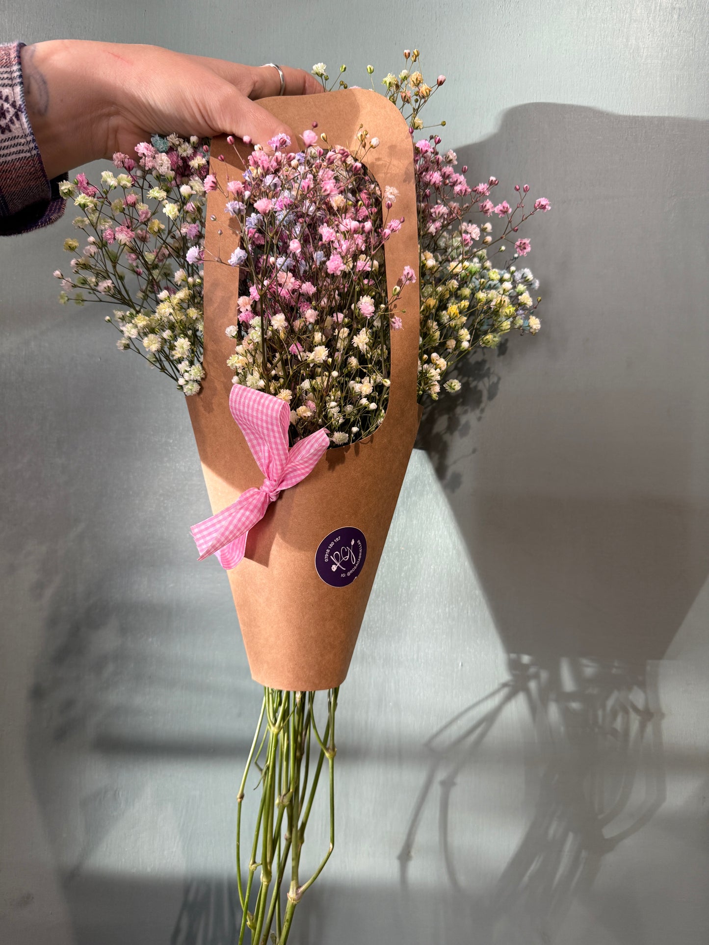 Range of Colours Gypsophila Buy to Dry posies