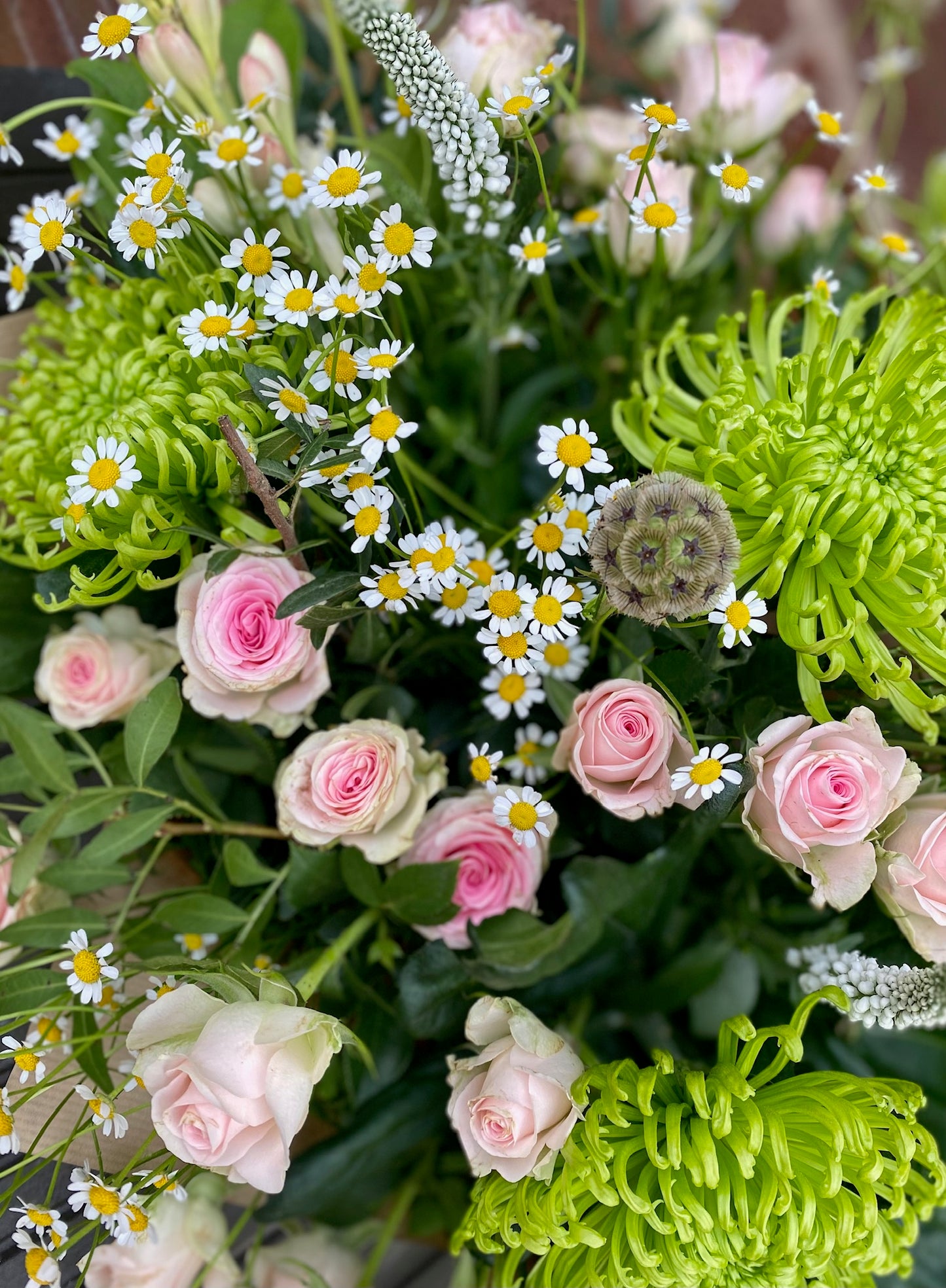 All the Pinks Hand Tied Bouquet