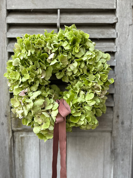 Autumnal Hydrangea Wreath