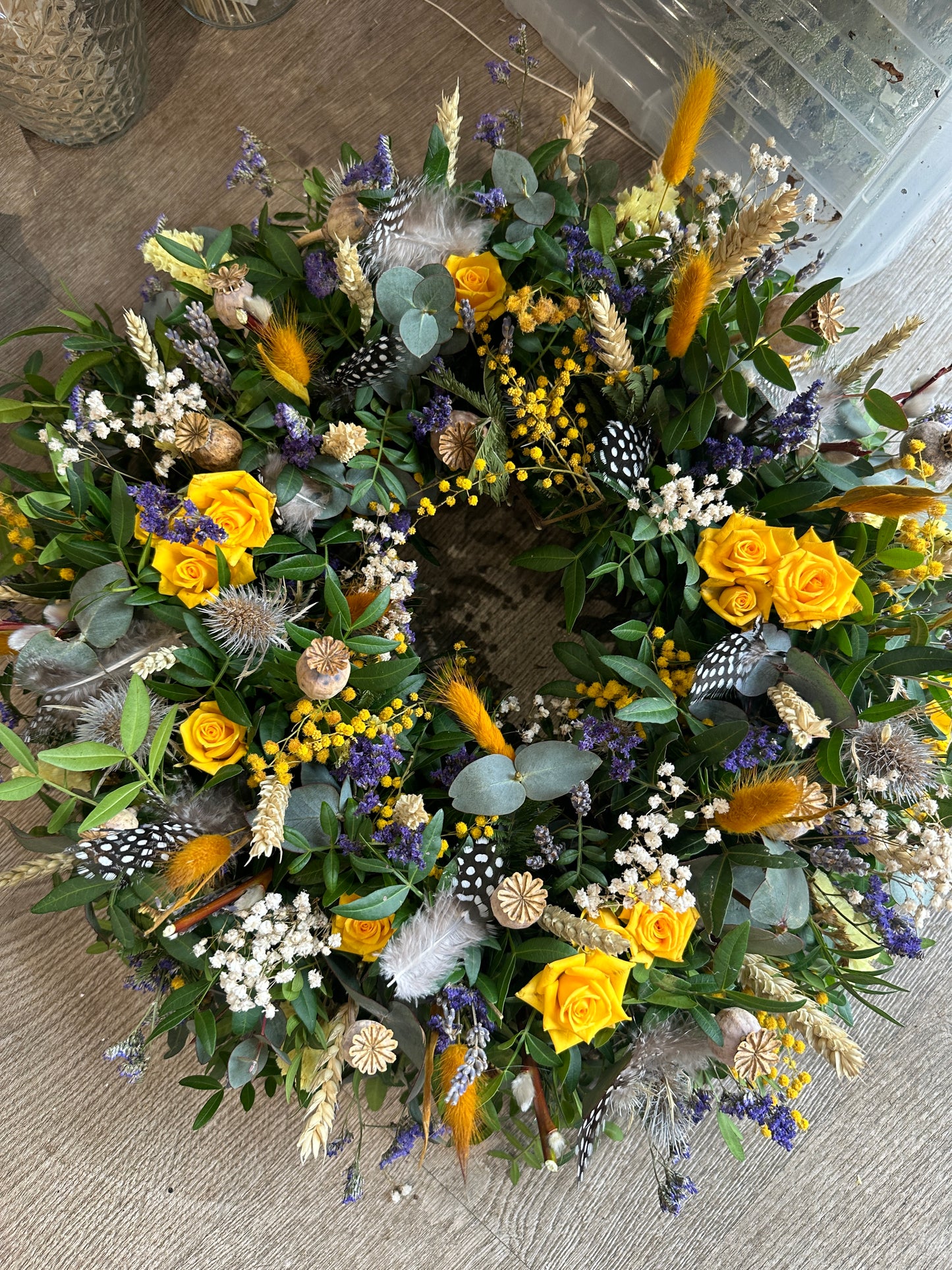 Spring Wreath making workshop 19th March 2025 7-9.30