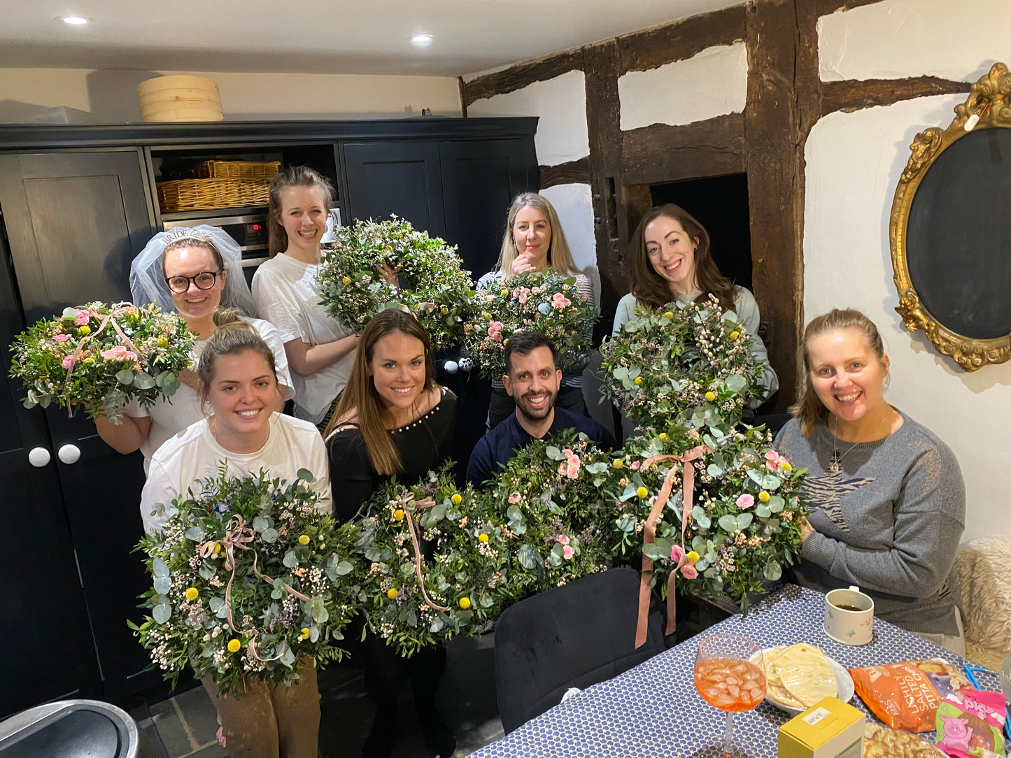 Spring Wreath making workshop 19th March 2025 7-9.30