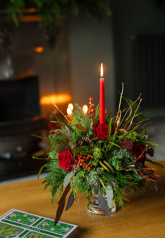Christmas Bon Bon dish arrangement