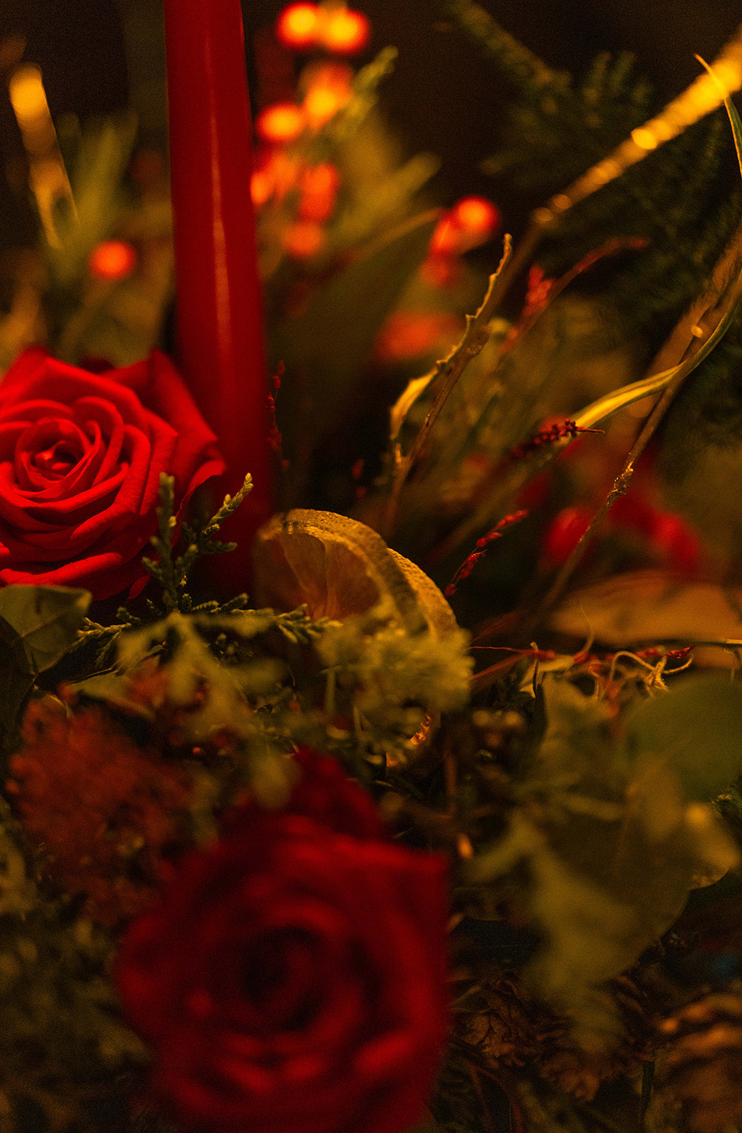 Christmas Bon Bon dish arrangement